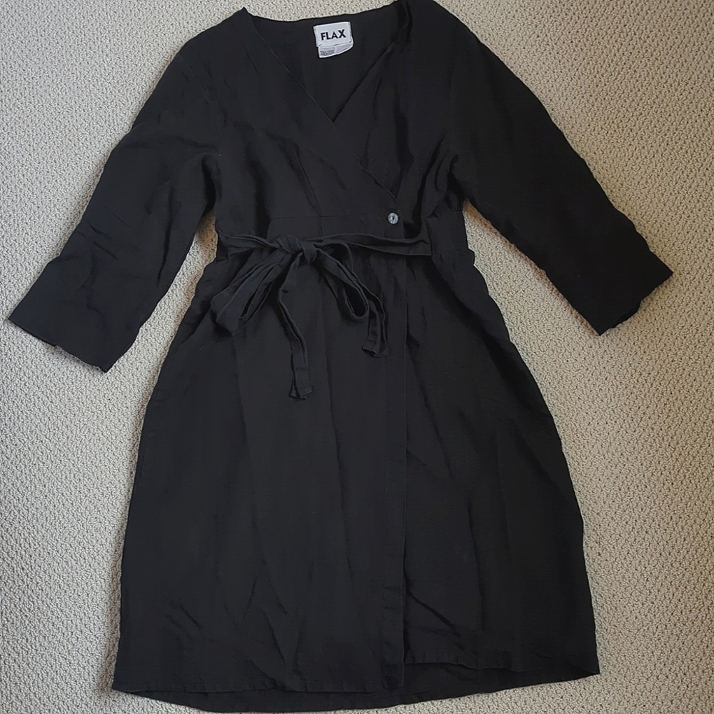 FLAX wrap dress